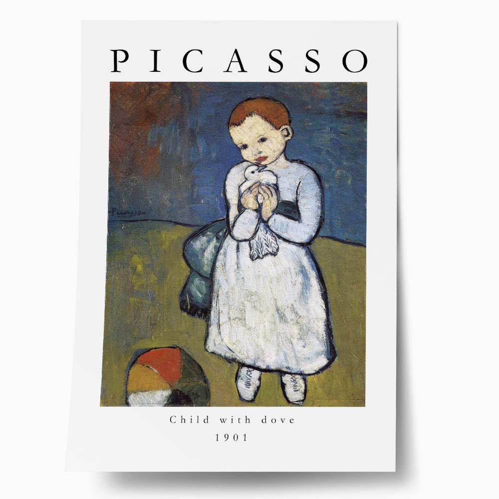 Πόστερ PICASSO - CHILD WITH DOVE