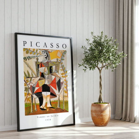 Πόστερ PICASSO - FEMME AU JARDIN - Διασημοι Ζωγραφοι