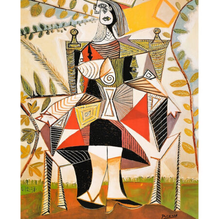 Πόστερ PICASSO - FEMME AU JARDIN - Διασημοι Ζωγραφοι Sticky 3