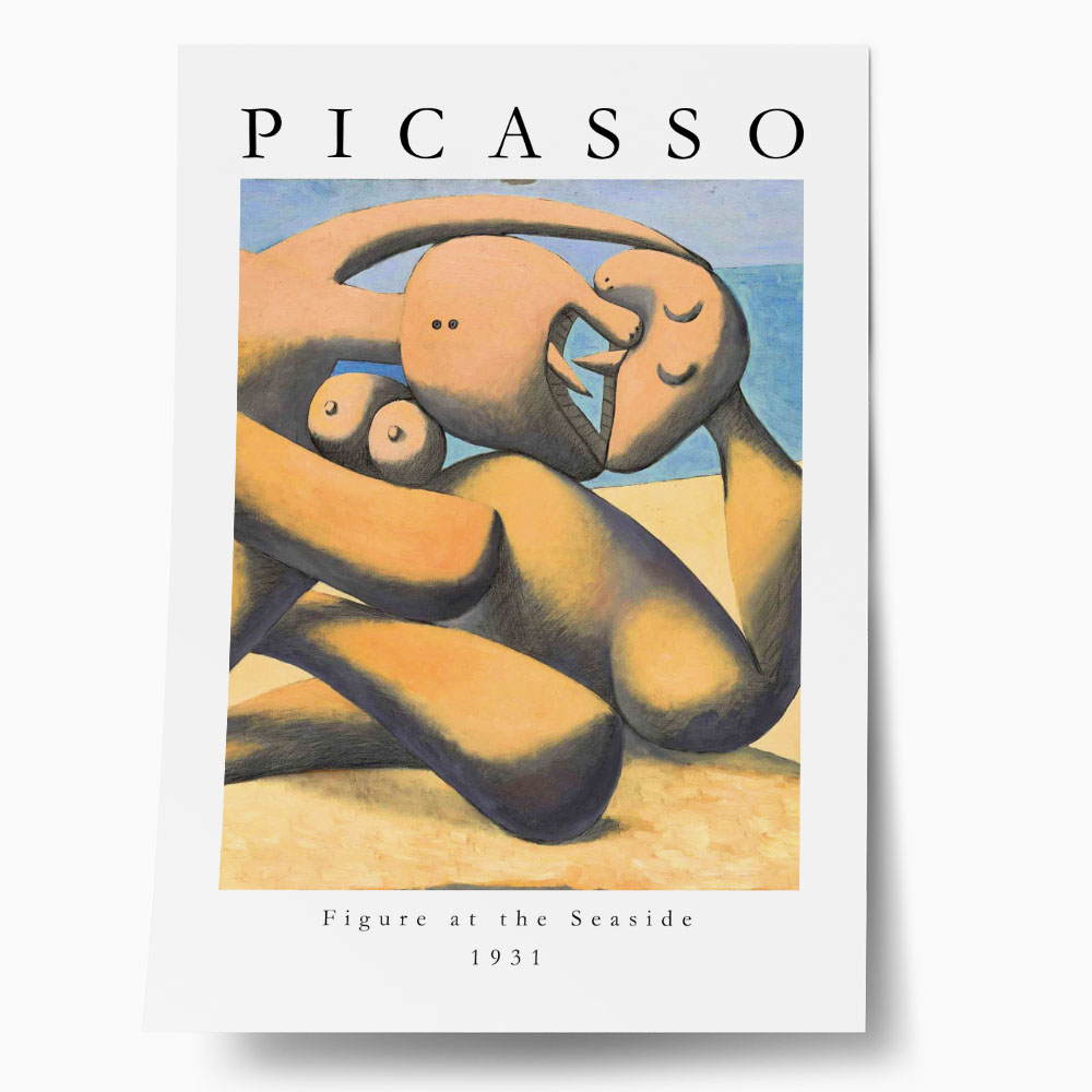 Πόστερ PICASSO - FIGURE AT THE SEASIDE