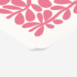 Πόστερ PINK AND BLUE ABSTRACT FLORAL