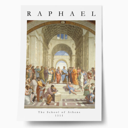 Πόστερ RAPHAEL - SCHOOL OF ATHENS - Διασημοι Ζωγραφοι Sticky 1