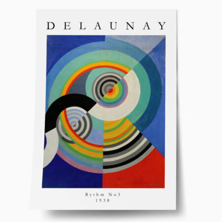 Πόστερ ROBERT DELAUNAY - RYTHM NO3 - Διασημοι Ζωγραφοι Sticky 1
