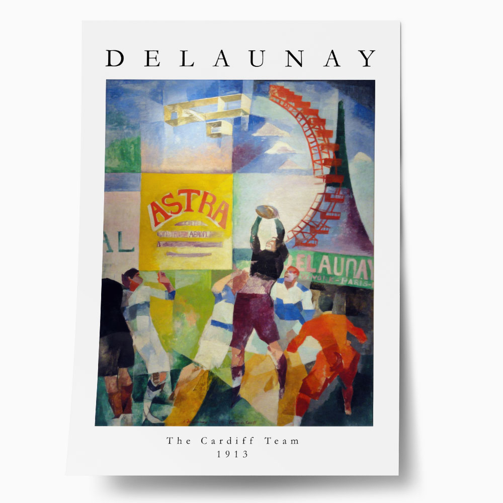 Πόστερ ROBERT DELAUNAY - THE CARDIFF TEAM