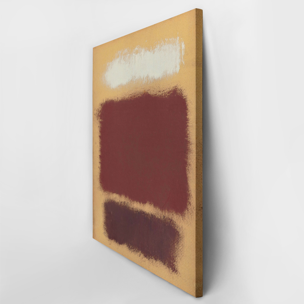Πινακας σε καμβά ROTHKO - BEIGE BROWN RED WHITE