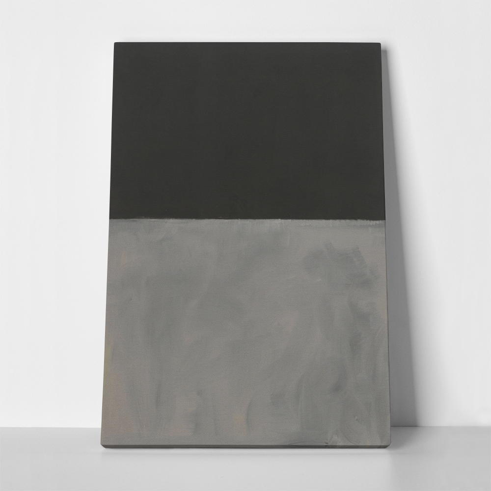 Πινακας σε καμβά ROTHKO - BLACK GREY