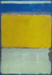Πινακας σε καμβά ROTHKO - BLUE YELLOW MINT