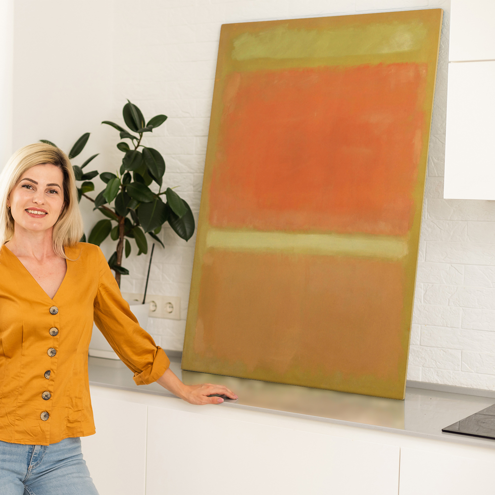 Πινακας σε καμβά ROTHKO - BROWN RED