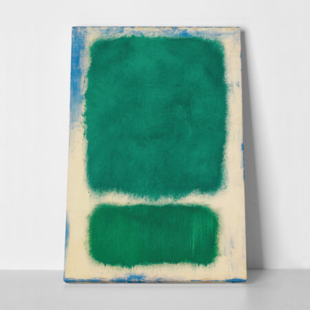 Πινακας σε καμβά ROTHKO - GREEN WHITE BLUE - Rothko Mark Sticky 1