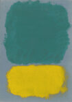 Πινακας σε καμβά ROTHKO - GREEN YELLOW BLUE