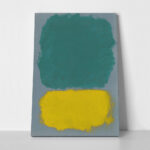 Πινακας σε καμβά ROTHKO - GREEN YELLOW BLUE