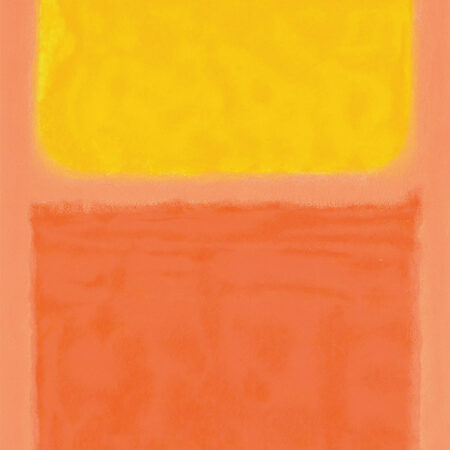 Πινακας σε καμβά ROTHKO - PEACH YELLOW ORANGE - Rothko Mark Sticky 6