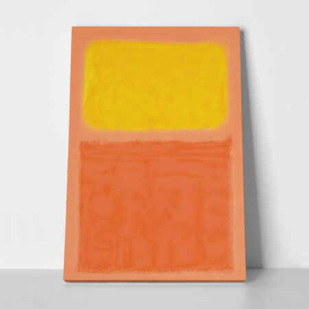 Πινακας σε καμβά ROTHKO - PEACH YELLOW ORANGE - Rothko Mark Sticky 1