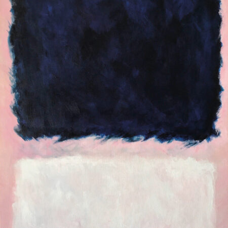 Πινακας σε καμβά ROTHKO - PINK BLACK WHITE - Rothko Mark Sticky 6