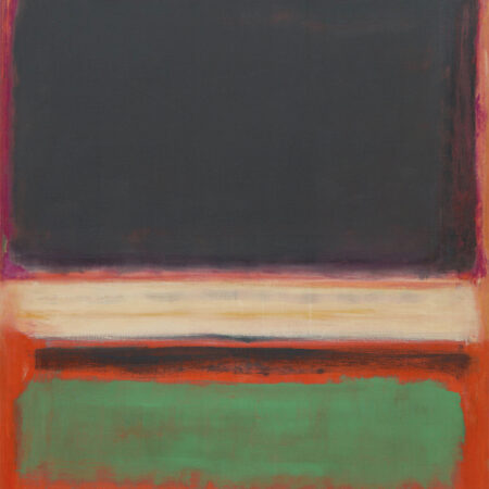 Πινακας σε καμβά ROTHKO - RED BLACK GREEN WHITE - Rothko Mark Sticky 6