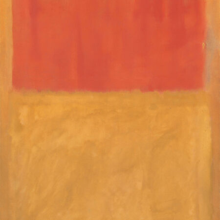 Πινακας σε καμβά ROTHKO - RED ON ORANGE - Rothko Mark Sticky 6