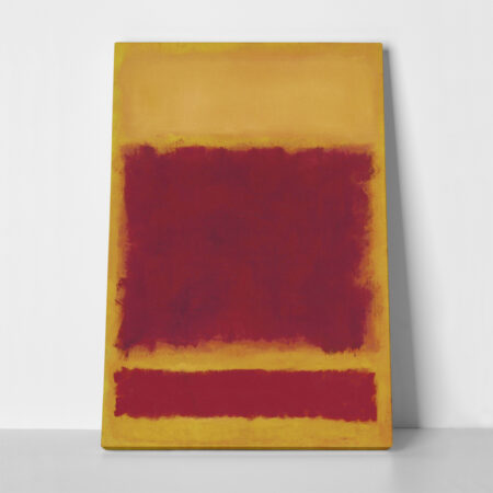 Πινακας σε καμβά ROTHKO - RED ORANGE - Rothko Mark Sticky 1