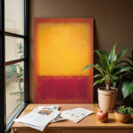 Πινακας σε καμβά ROTHKO - RED YELLOW