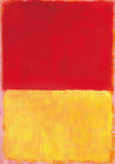 Πινακας σε καμβά ROTHKO - RED YELLOW PINK