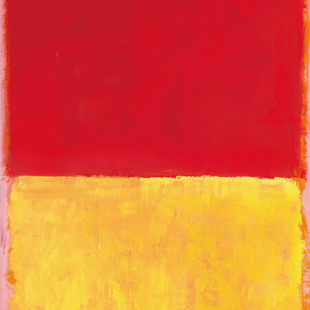 Πινακας σε καμβά ROTHKO - RED YELLOW PINK - Rothko Mark Sticky 6
