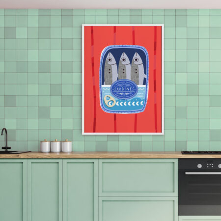 Πόστερ SARDINES ILLUSTRATION - Food & Drink