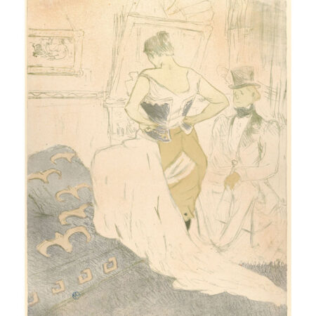 Πόστερ TOULOUSE LAUTREC - FASTENING A CORSET - Διασημοι Ζωγραφοι Sticky 3