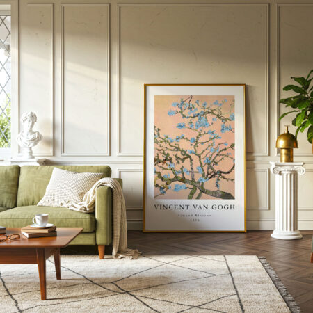 Πόστερ VAN GOGH - ALMOND BLOSSOM PASTEL PEACH - Διασημοι Ζωγραφοι