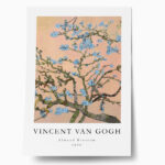 Πόστερ VAN GOGH - ALMOND BLOSSOM PASTEL PEACH