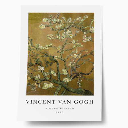 Πόστερ VAN GOGH - ALMOND BLOSSOM YELLOW - Διασημοι Ζωγραφοι Sticky 1