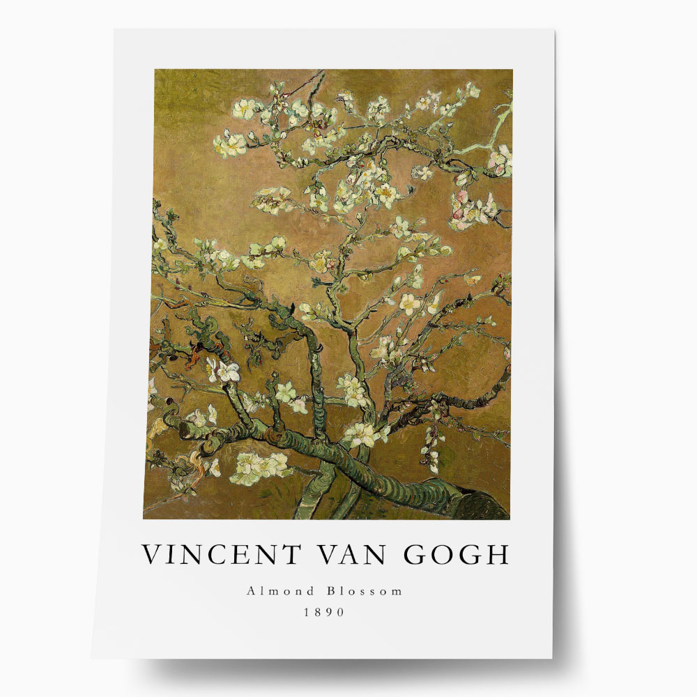 Πόστερ VAN GOGH - ALMOND BLOSSOM YELLOW