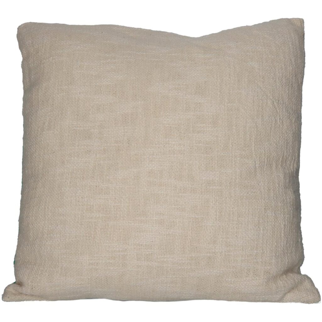 Μαξιλάρι Dip Dye Πράσινο Βαμβακερό 45x45cm
