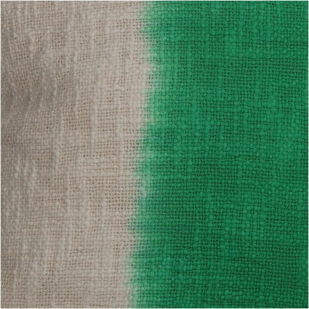 Μαξιλάρι Dip Dye Πράσινο Βαμβακερό 45x45cm