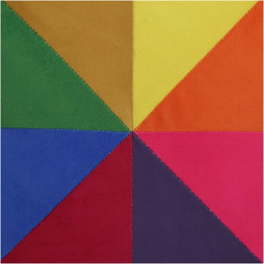 Μαξιλάρι Πολύχρωμο Βελούδο 45x45cm