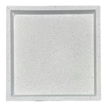 ΠΙΑΤΟ FIBER CLAY ΛΕΥΚΟ ΓΡΑΝΙΤΗ ΤΕΤΡΑΓΩΝΟ ΓΙΑ ΚΑΣΠΩ - 45x45x4cm - Κασπω Sticky 1