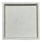 ΠΙΑΤΟ FIBER CLAY ΜΠΕΖ-ΓΡΑΝΙΤΗ ΤΕΤΡΑΓΩΝΟ ΓΙΑ ΚΑΣΠΩ - 45x45x4cm