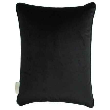 Μαξιλάρι Με Σχέδιο Τριαντάφυλλο Μαύρο Polyester 43x43cm - Διακοσμητικά Μαξιλάρια Sticky 1