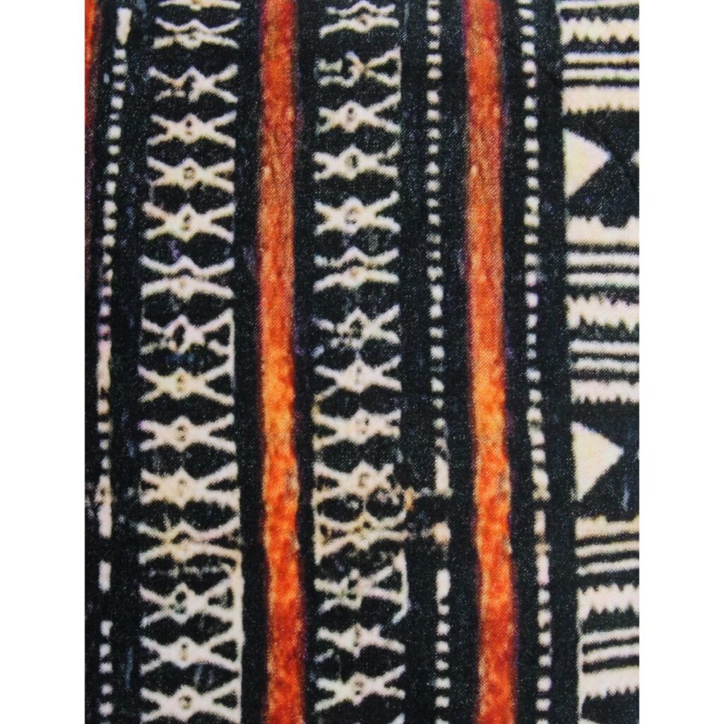 Μαξιλάρι Tribal Μαύρο Βελούδο 45x45cm