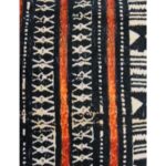Μαξιλάρι Tribal Μαύρο Βελούδο 45x45cm