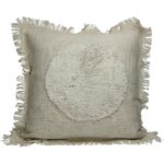 Μαξιλάρι Κύκλος Ιβουάρ Βαμβακερό 45x45cm