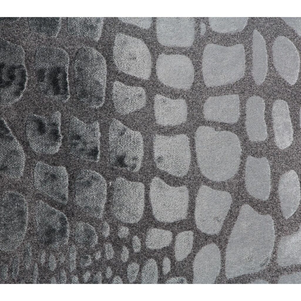 Μαξιλάρι Λεοπάρδαλη Γκρι Βελούδο 45x45cm