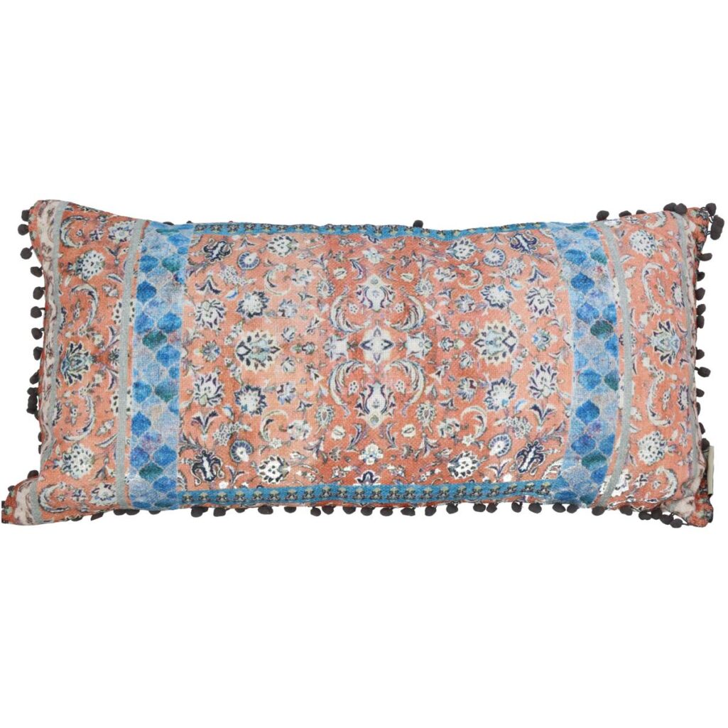 Μαξιλάρι Vintage Πορτοκαλί Βαμβακερό 35x70cm
