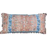 Μαξιλάρι Vintage Πορτοκαλί Βαμβακερό 35x70cm