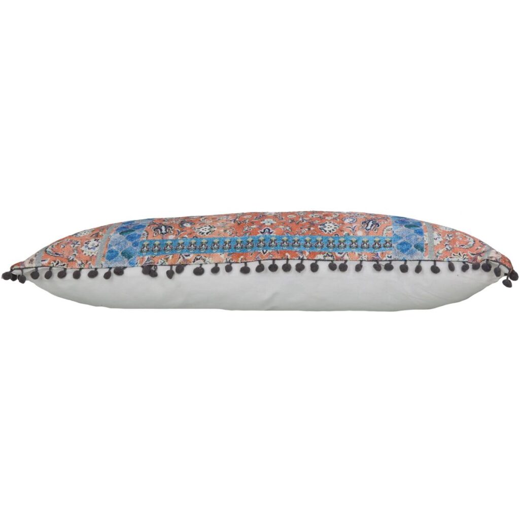 Μαξιλάρι Vintage Πορτοκαλί Βαμβακερό 35x70cm