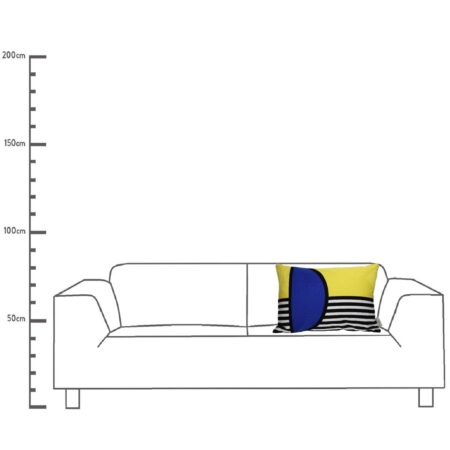 Μαξιλάρι Με Σχέδιο Πολύχρωμο Βαμβακερό 40x60cm - Διακοσμητικά Μαξιλάρια Sticky 4