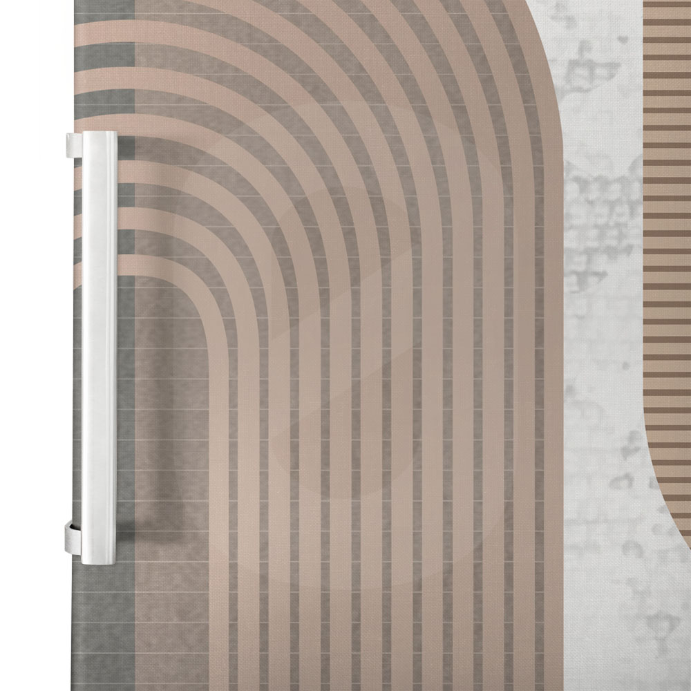Αυτοκόλλητο ψυγείου BEIGE GEOMETRICAL