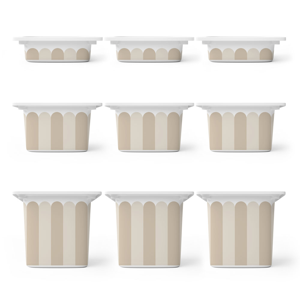 Αυτοκόλλητα για Κουτιά Αποθήκευσης Trofast BEIGE STRIPES