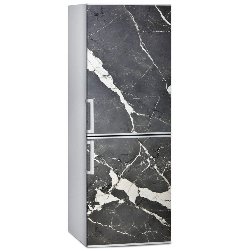 Αυτοκόλλητο ψυγείου BLACK AND WHITE MARBLE