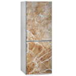 Αυτοκόλλητο ψυγείου BROWN AND WHITE MARBLE