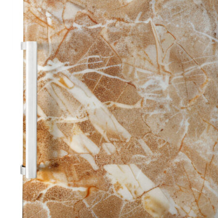 Αυτοκόλλητο ψυγείου BROWN AND WHITE MARBLE - Απομιμηση υλικων Sticky 2