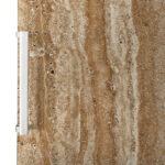 Αυτοκόλλητο ψυγείου BROWN STRIPES MARBLE